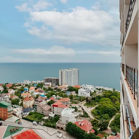 Arkadia With Terrace And Sea View 아파트 *