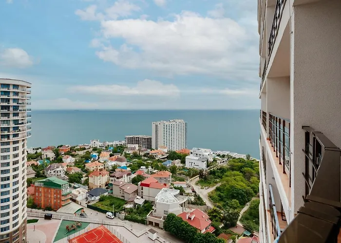 Arkadia With Terrace And Sea View 아파트 *