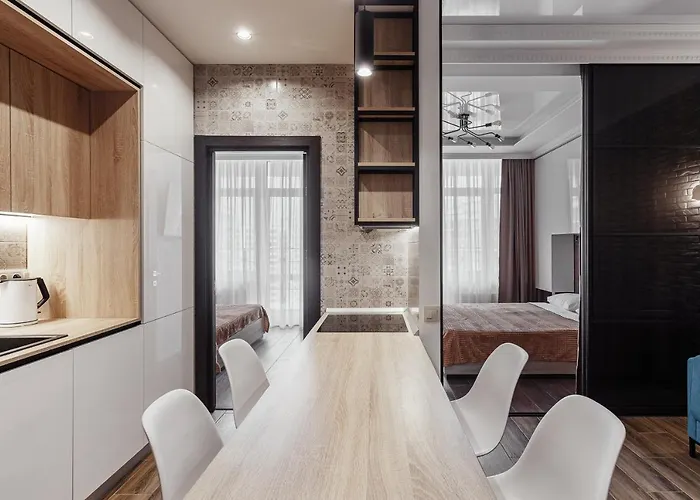 Arkadia With Terrace And Sea View 아파트