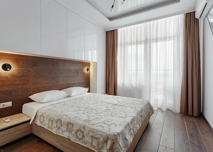 Arkadia With Terrace And Sea View 아파트